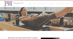 Desktop Screenshot of pilatesri.com